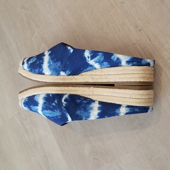 NWOT Crown Vintage - LONARI ESPADRILLE WEDGE MULE - Picture 9 of 11